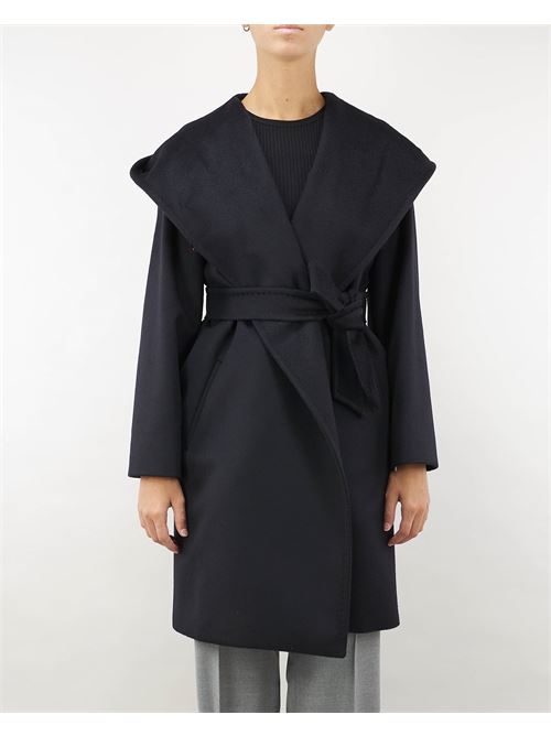 Wool hooded coat Max Mara Studio MAX MARA STUDIO | Coat | NEWMANG13